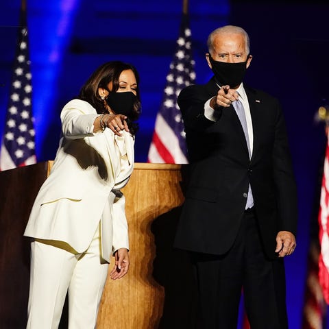 Nov 7, 2020; Wilmington, DE, USA; Vice President-E