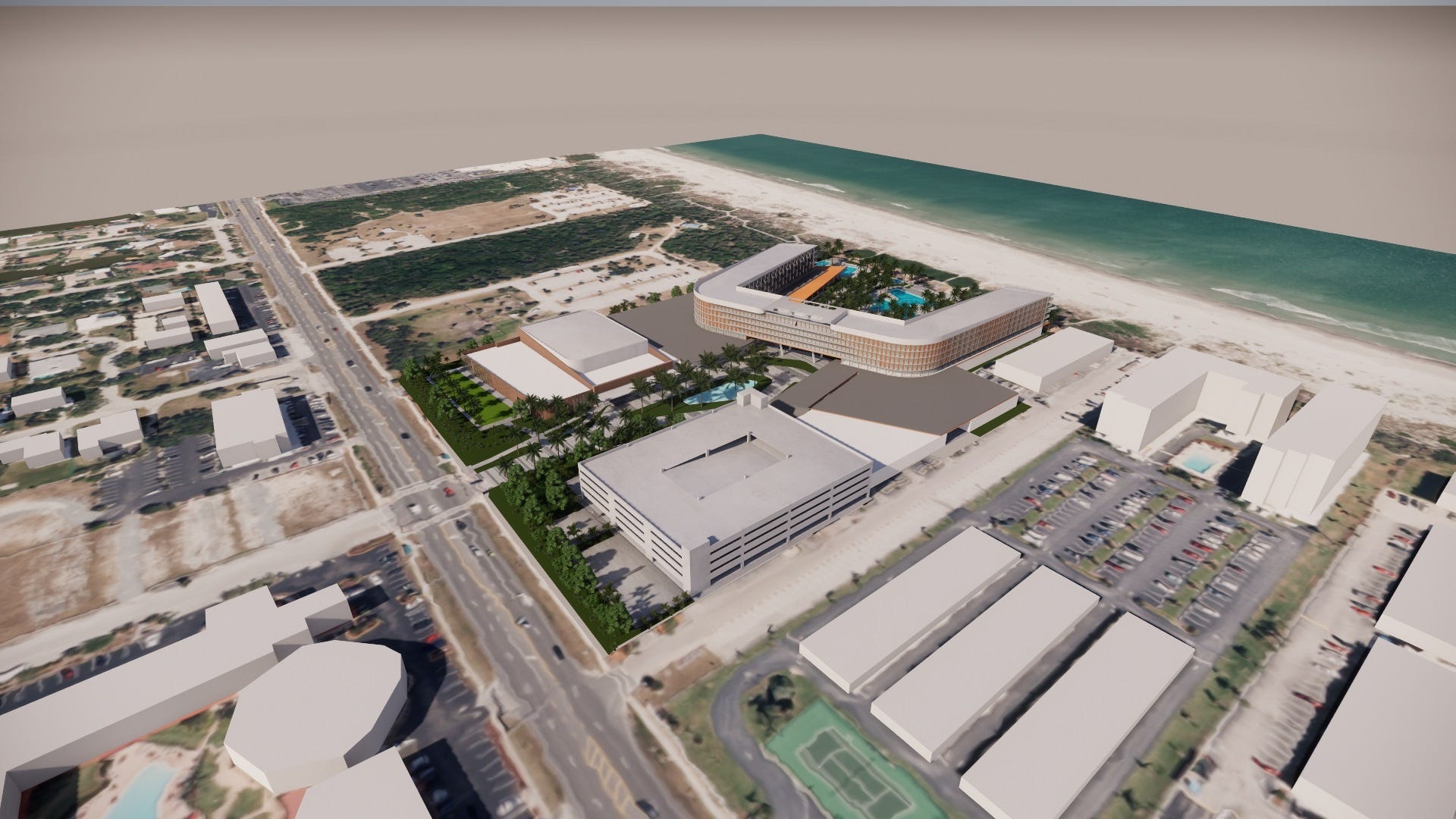 Eau Gallie Public-Private Parking Garage Pursued For Nine-Story Unscripted Hotel Project