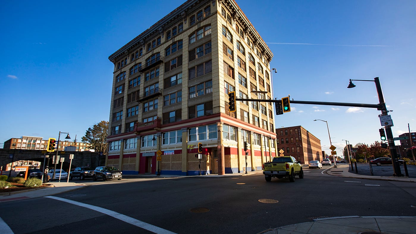 Downtown Brockton's Furniture Building cleared out for redevelopment