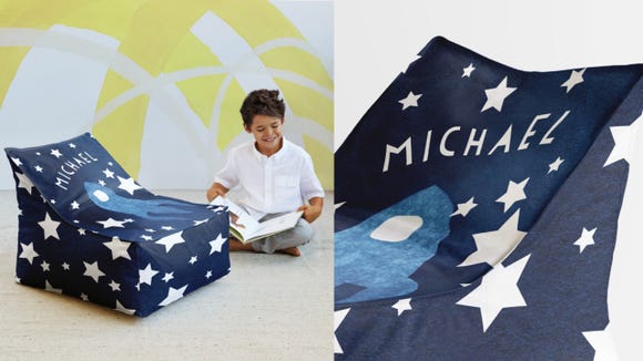 Kids will have a blast lounging on their custom chair.