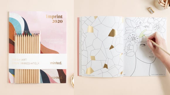 Coloring in these stunning illustrations is a great way to relieve stress.