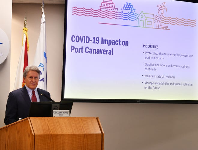 Port Canaveral Chief Executive Officer John Murray focused much of his State of the Port presentation Thursday on the impact of COVID-19 on the cruise industry.