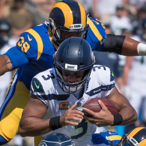 Rams DL Aaron Donald will have Seahawks QB Russell