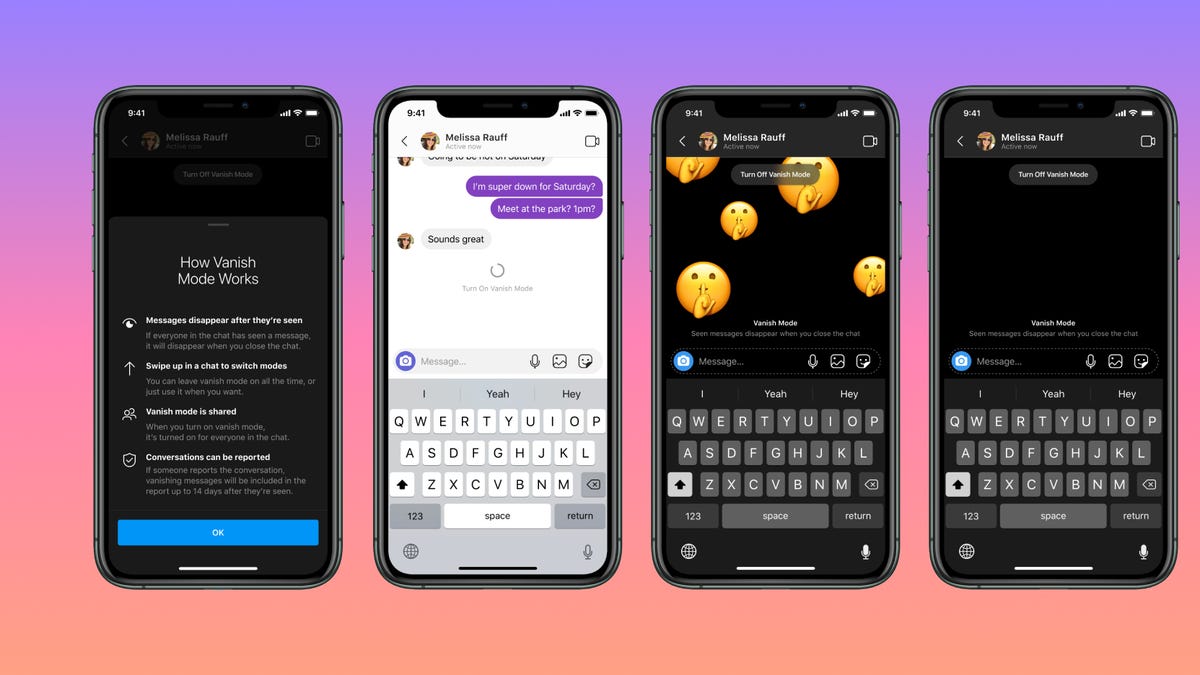 Facebook Introduces Disappearing Messages For Messenger Instagram