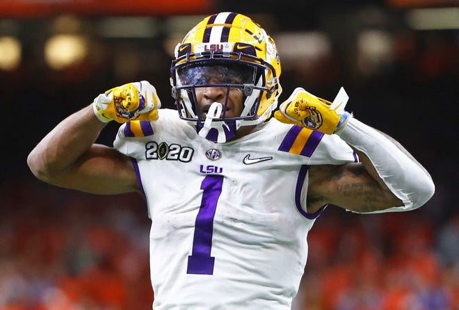 LSU's Ja'Marr Chase is the consensus choice as the top receiving prospect in the 20201 draft pool despite sitting out this season.
