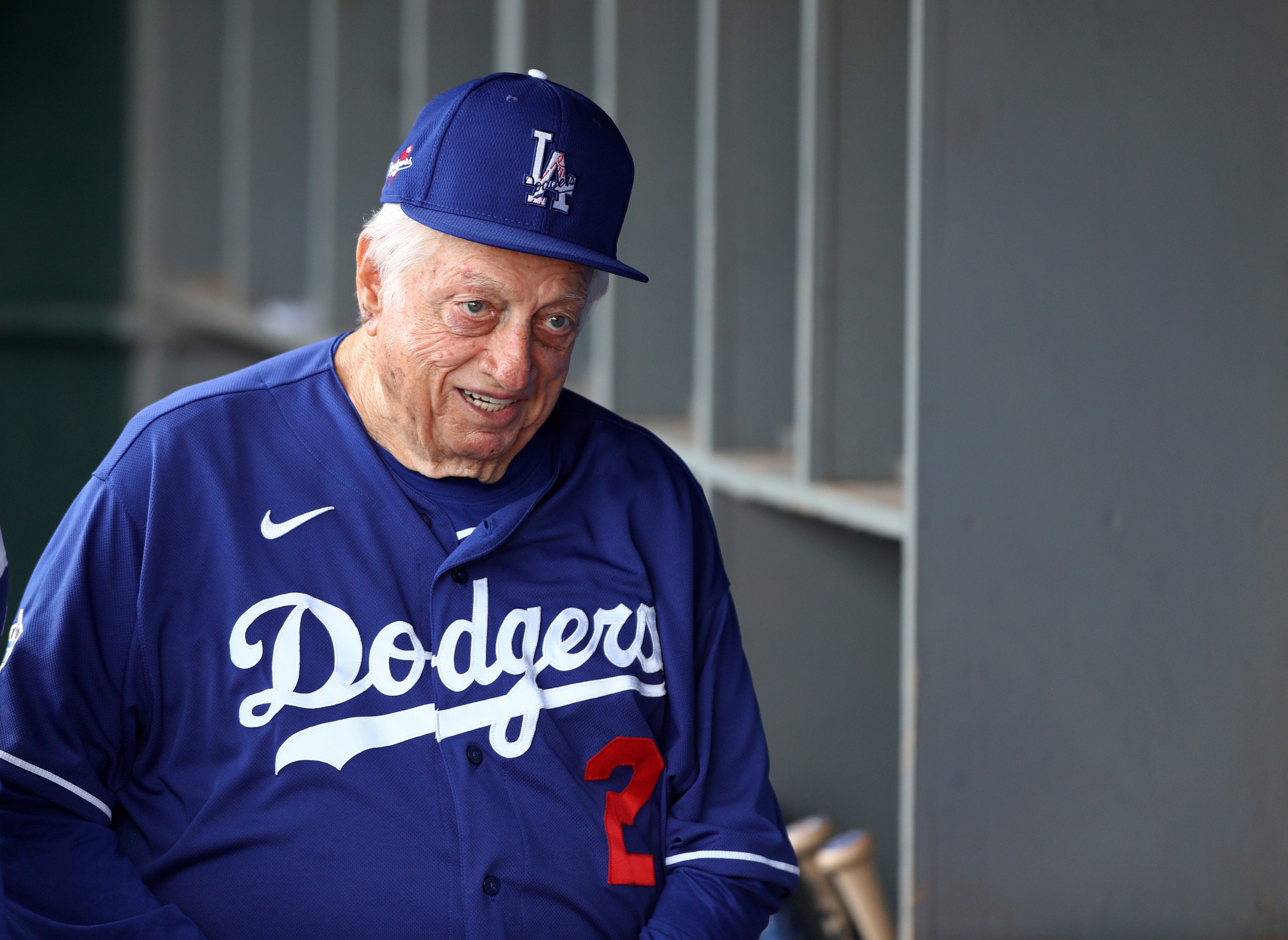 tommy lasorda jersey number