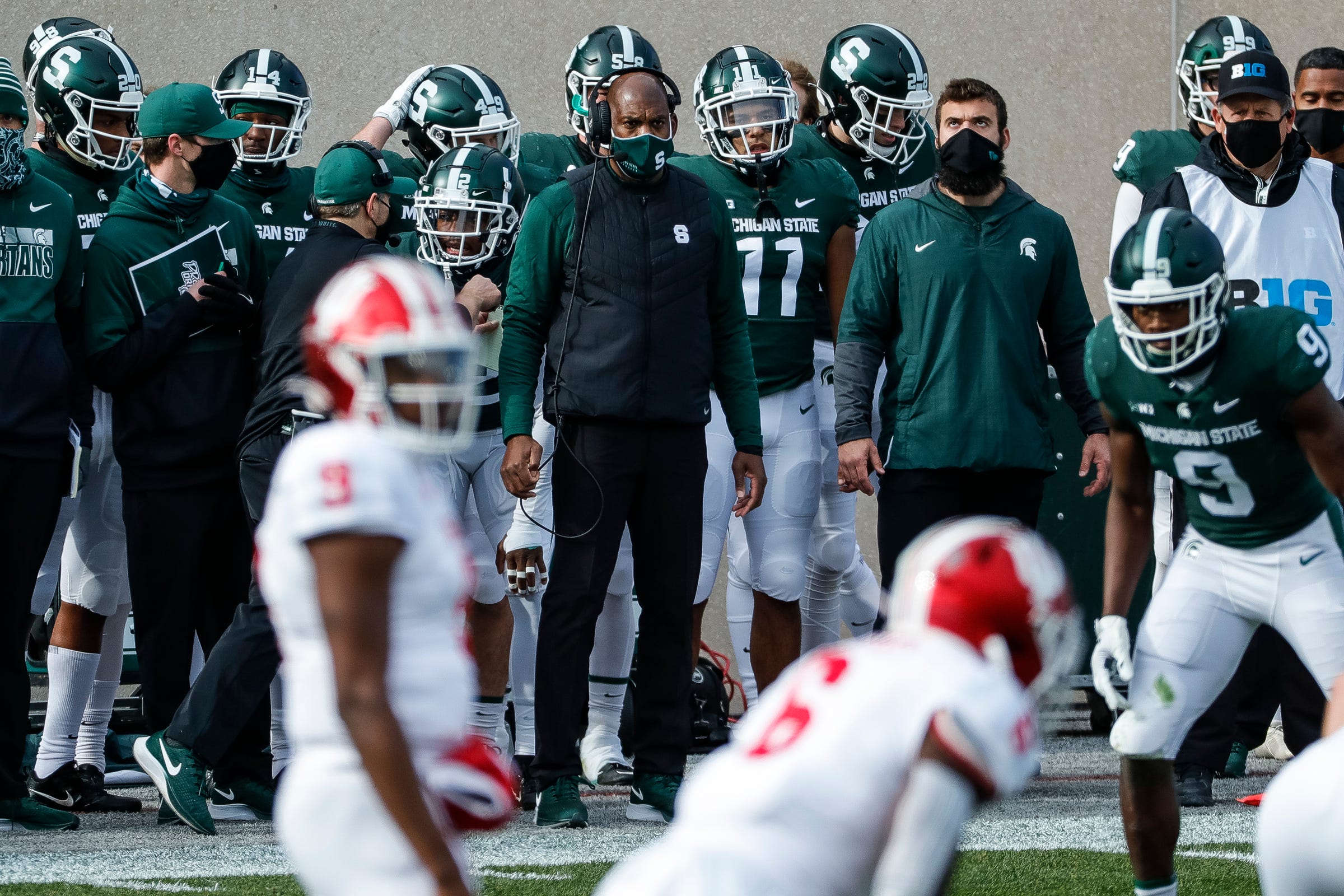 Michigan State Football Midseason Grades Marks Reflect Bumpy Ride