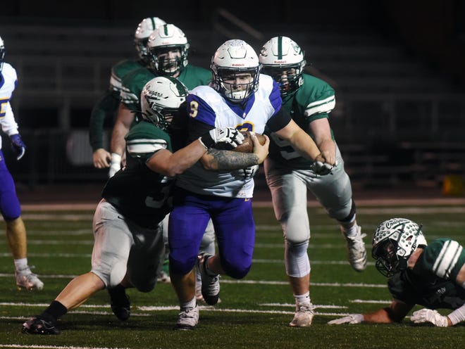 Bloom-Carroll senior running back Hobie Scarberry is the 2020 Eagle-Gazette Offensive Player of the Year.