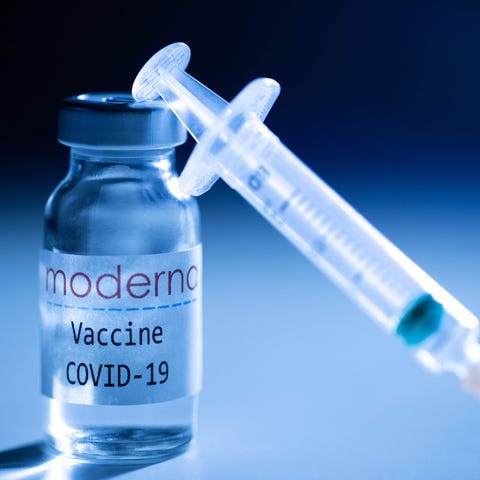 Moderna's experimental COVID-19 vaccine on Nov. 16