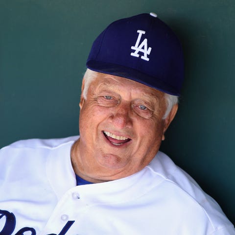 Tommy Lasorda managed the Dodgers from 1978-90 and