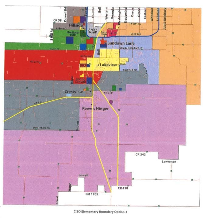 Canyon ISD board approves new attendance boundaries