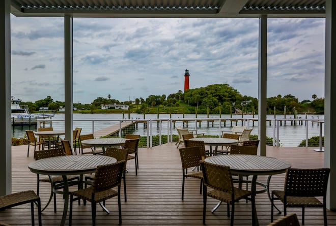 The deck of the Pelican Club in April 2019.