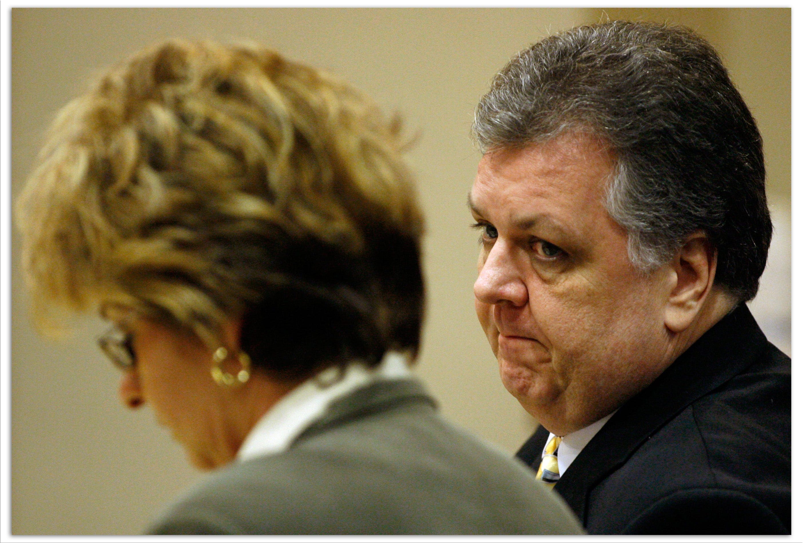 Joseph DeGregorio is seen during his June 2007 trial for sexual battery. John Smith was a key witness in the trial.