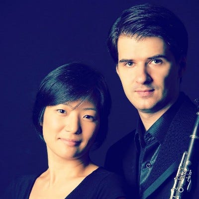 Clarinetist Maksim Shtrykov and pianist Misuzu Tanaka will perform at 5 p.m. Nov. 21 online via the La Grua Center.