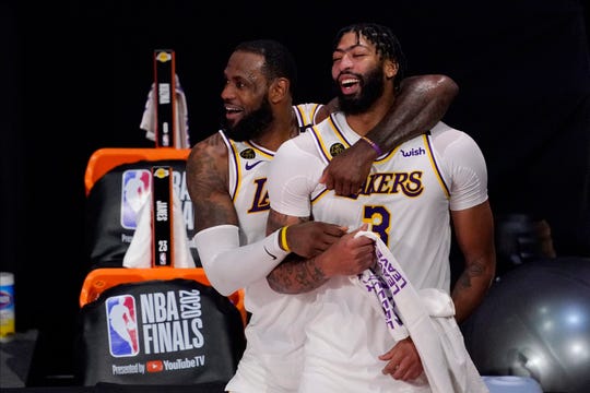The Los Angeles Lakers won the 2020 NBA championship.