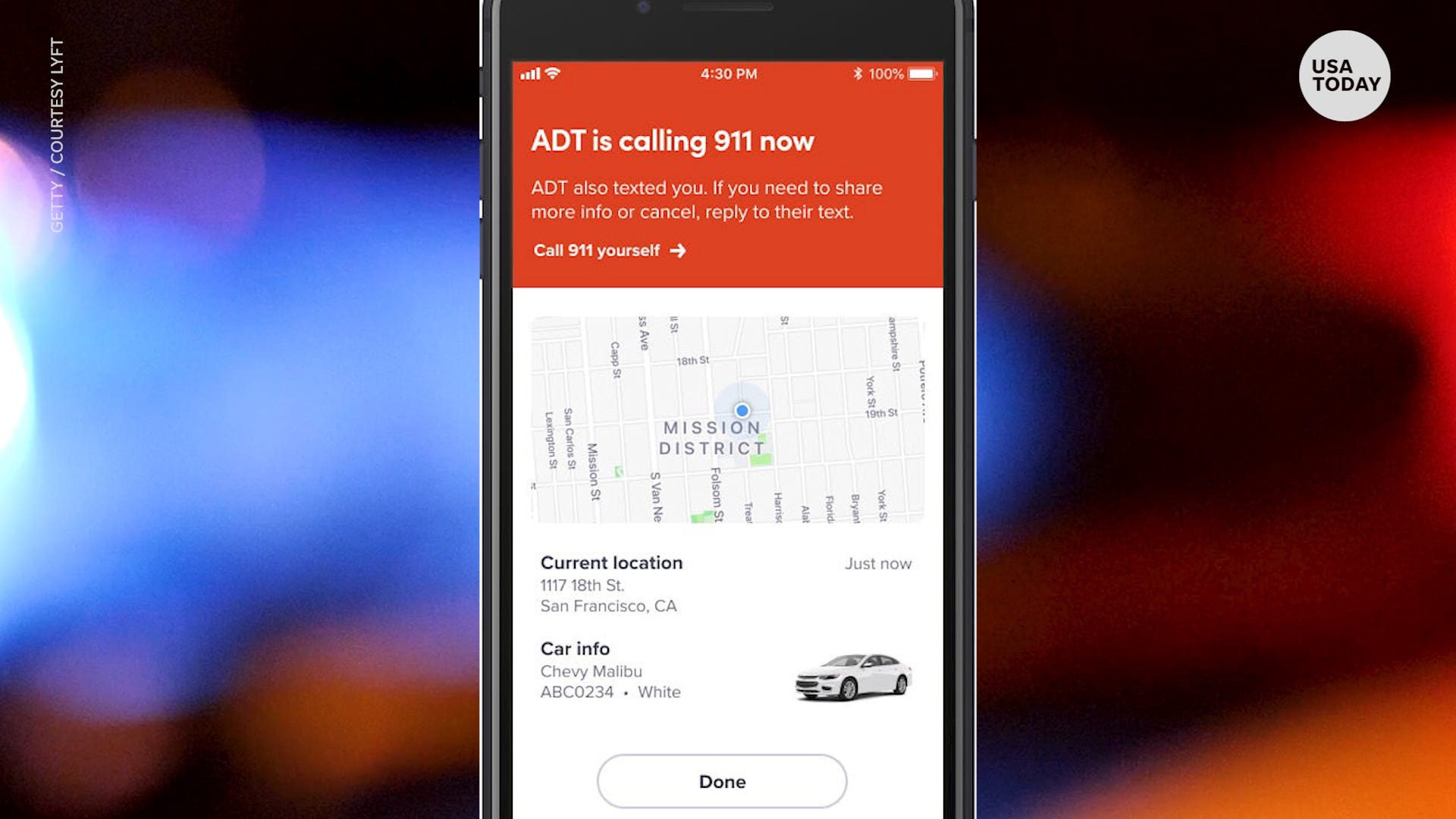 Lyft partners with ADT to