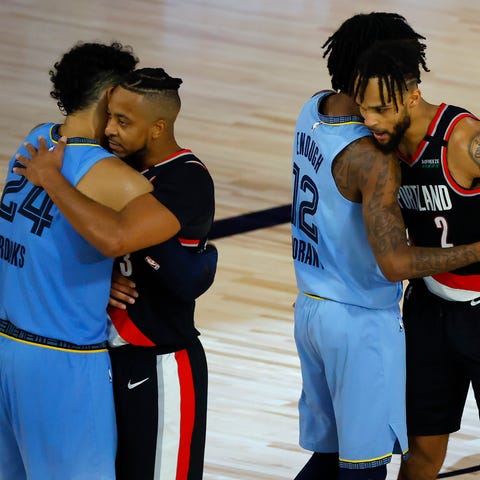 The Portland Trail Blazers and Memphis Grizzlies h