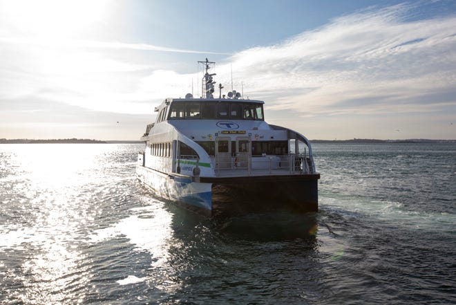 The MBTA's ferry service will begin a reduced schedule in January.