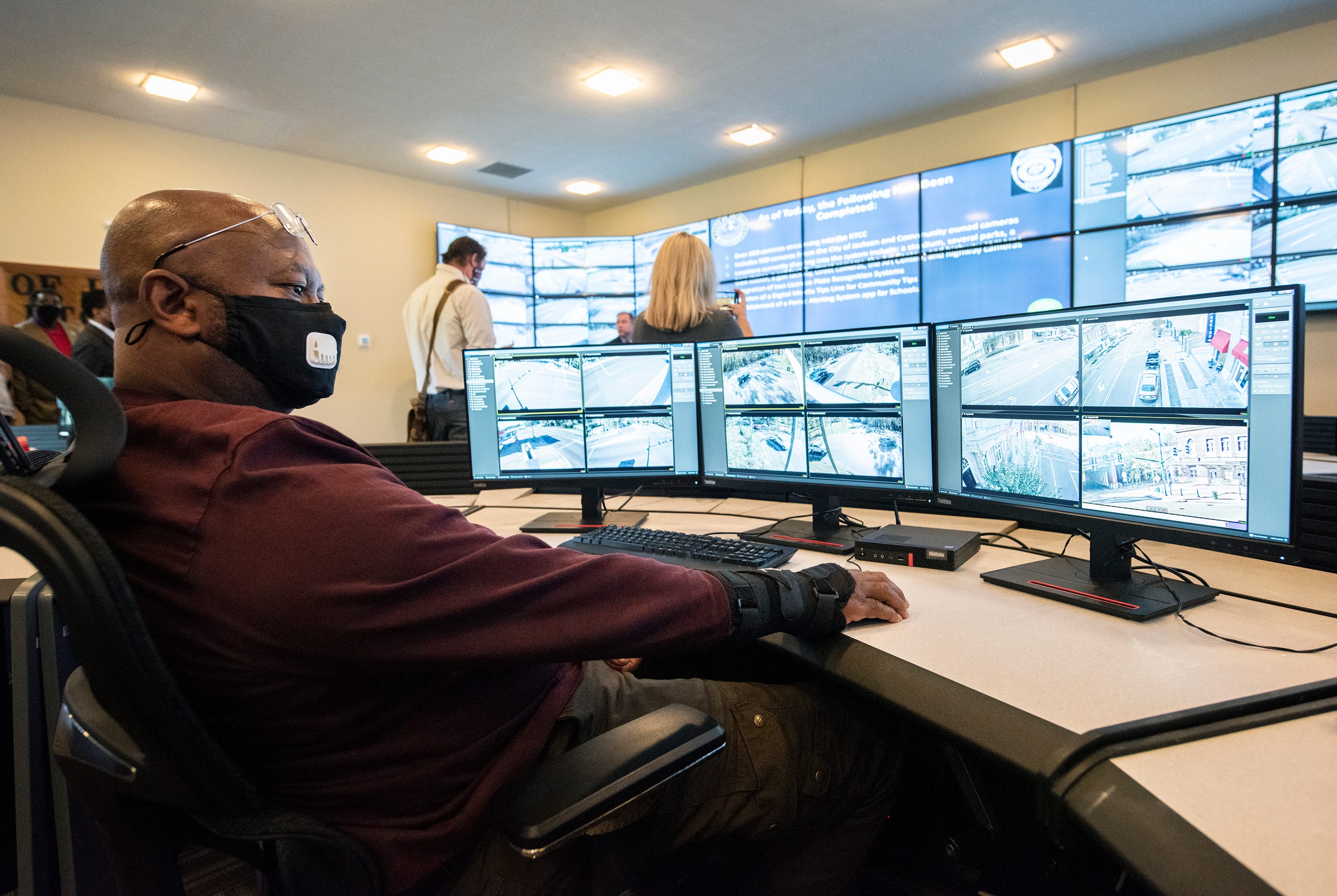 Jackson unveils Real Time Command Center that uses surveillance cameras