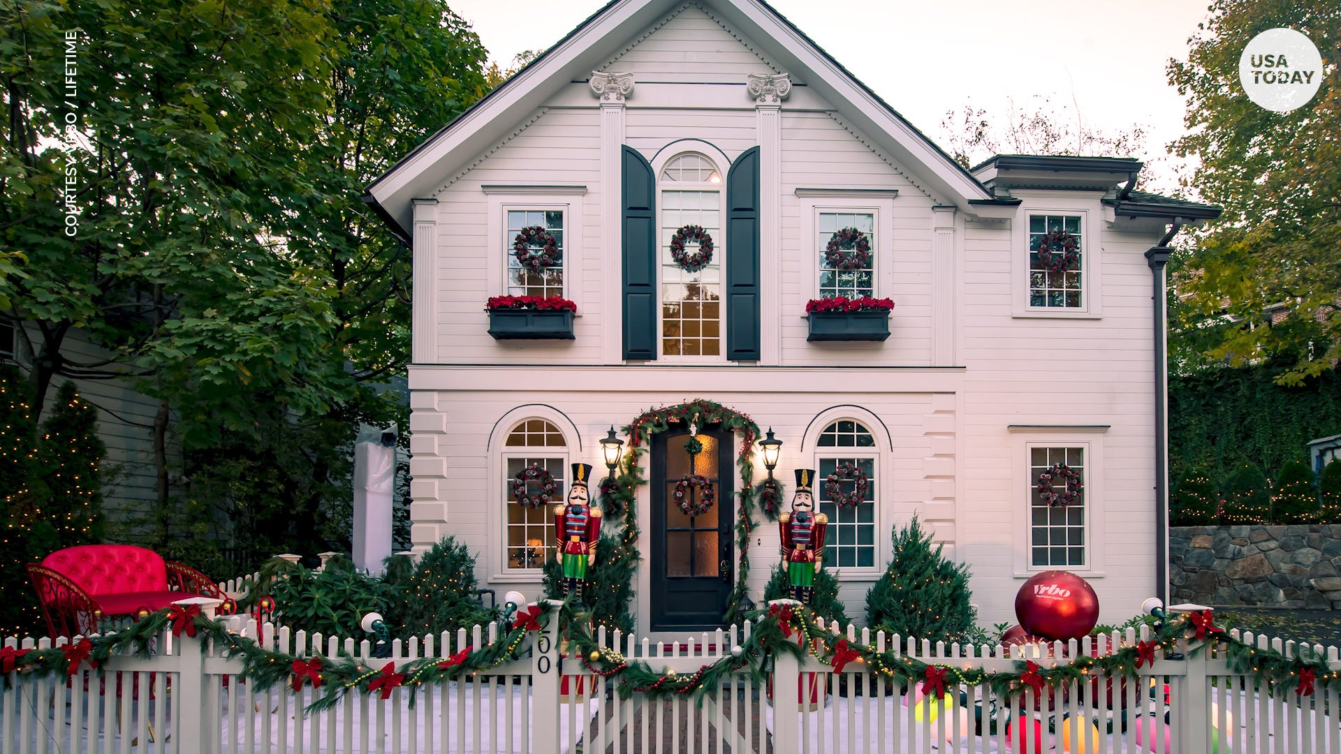 You can stay in a real-life Lifetime holiday movie house this Christmas