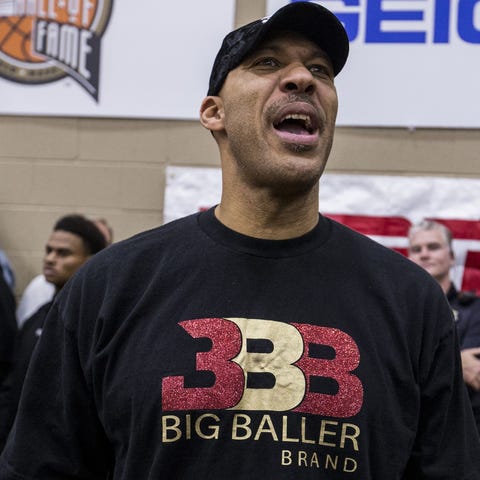 LaVar Ball, shown in 2018, had sons Lonzo and LaMe