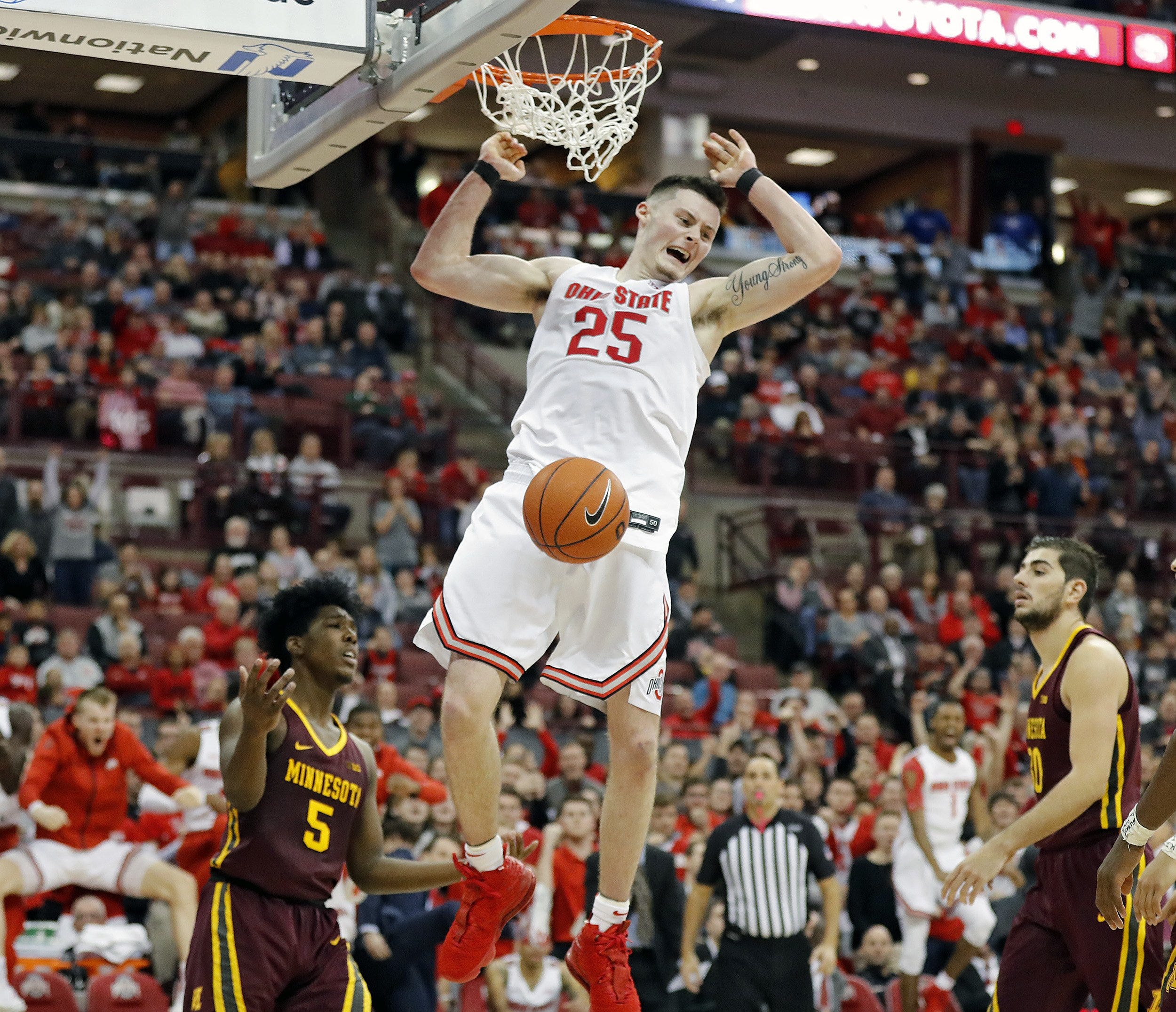 Kyle Young Hoping For A Big Senior Year For Ohio State Basketball Team