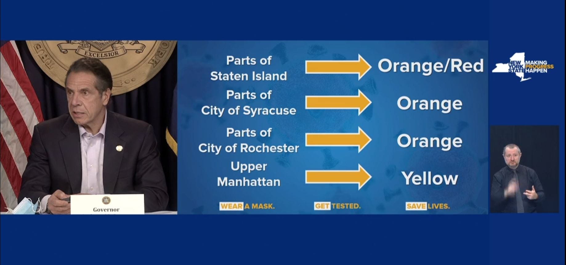 NY orange zone: Rochester to get new COVID-19 restrictions this week