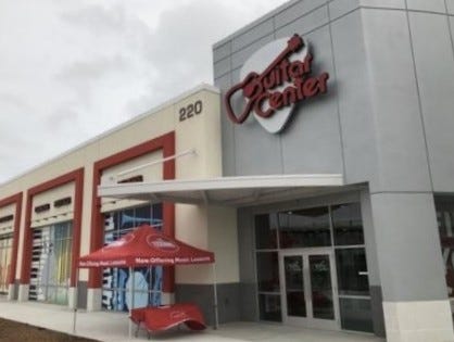 This is a photo of the Guitar Center store at One Daytona in Daytona Beach shortly before its grand opening in Novmeber 2017. The national musical instrument retail chain on Nov. 21, 2020, announced it is filing for Chapter 11 bankruptcy protection. A spokesman said there are no plans to close stores related to the filing and that new financing has been secured that should allow the chain to exit Chapter 11 by year's end.