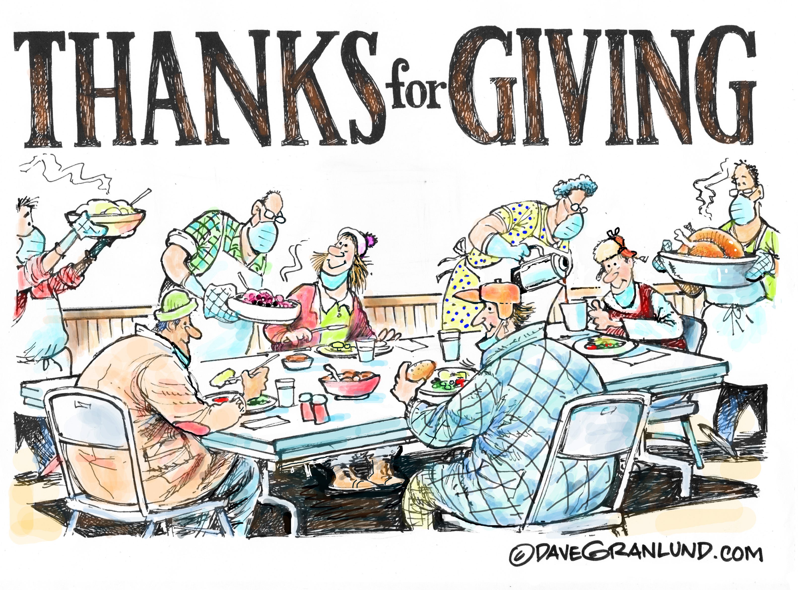 Dave Granlund cartoon about Thanksgiving