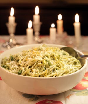 Nutty Pasta  is elegant and offers a break from tomatoes. It isn't even Italian but rather a French dish served most often in Provence.