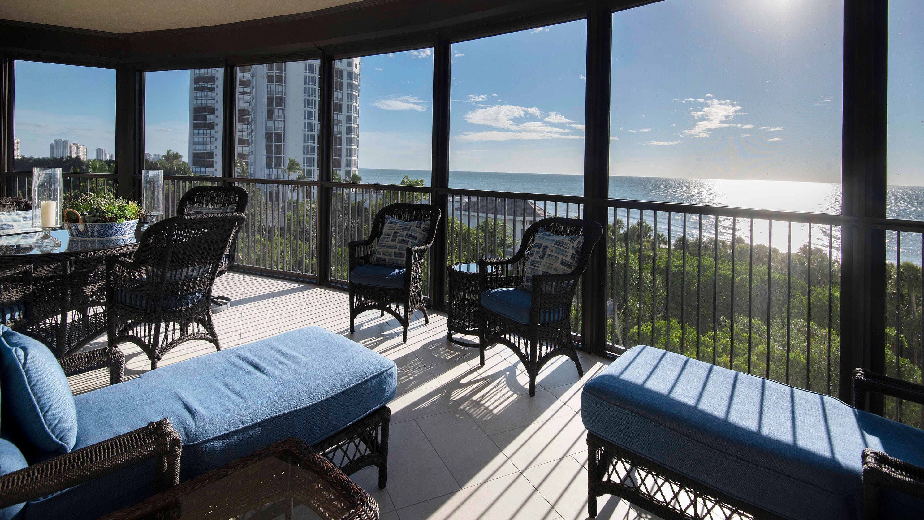 Theory Design completes new interior design for remodeled condo in Bay Colony