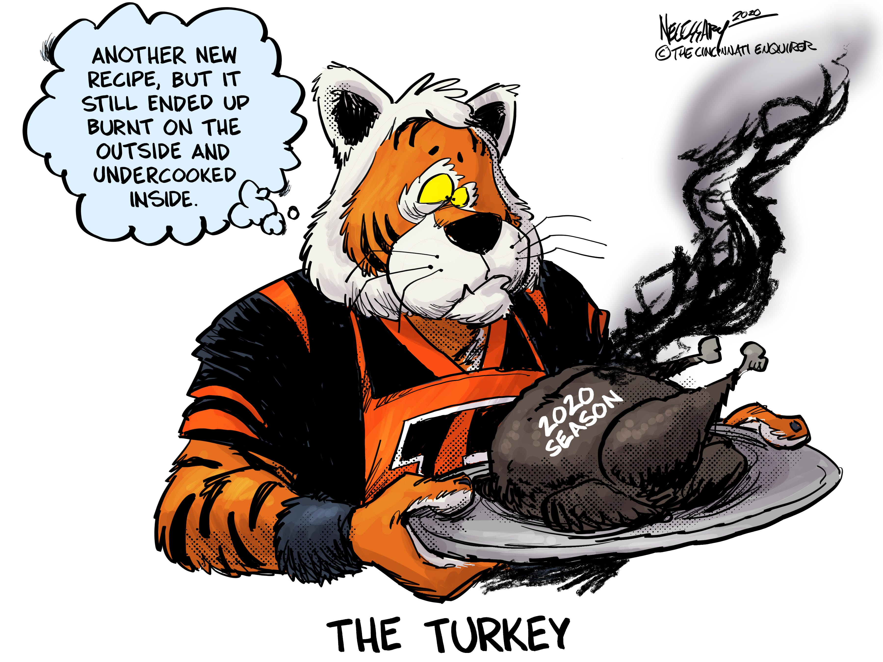 Cincinnati Bengals' season is a new recipe with same results | Cartoon Cincinnati Bengals' season is a new recipe with same results | Cartoon