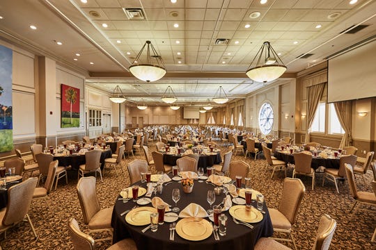 Ballroom image of the University Center Club at Florida State University