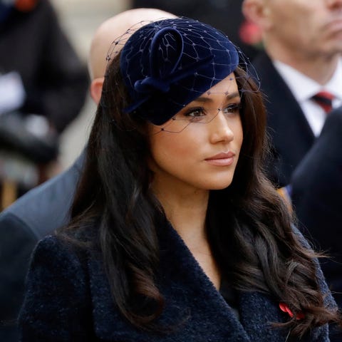 Duchess Meghan of Sussex at Westminster Abbey in L