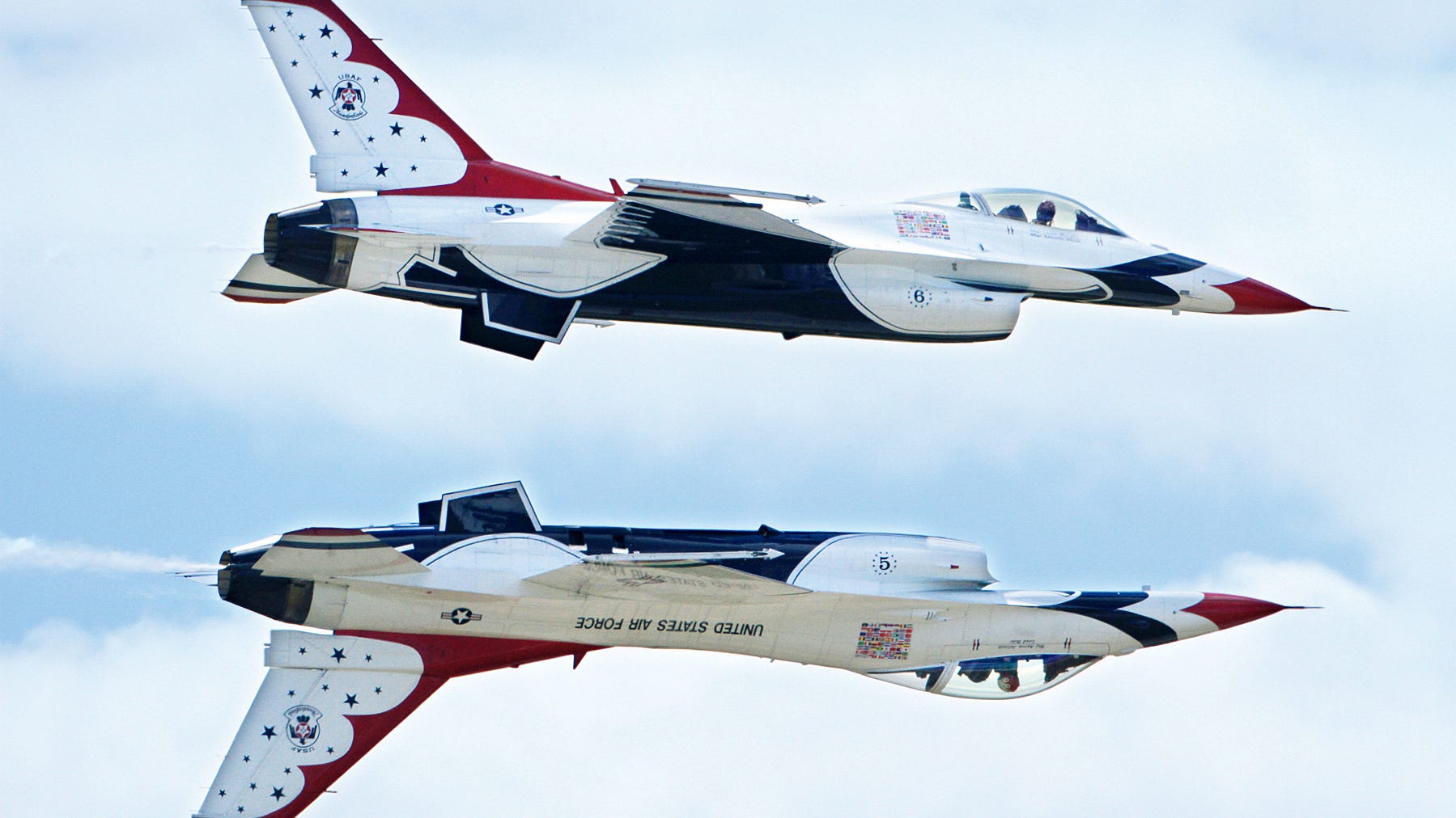 Air Force's Thunderbirds air show on in 2021 at Pease in Portsmouth NH