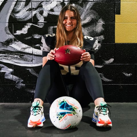 Vanderbilt women's soccer player Sarah Fuller coul
