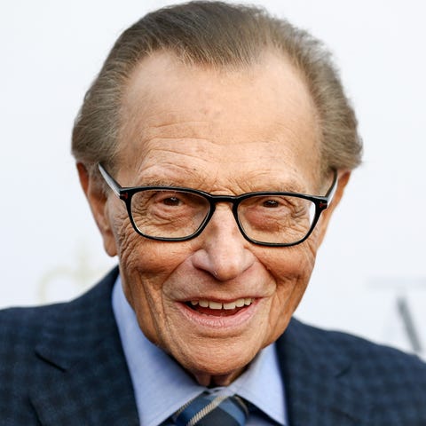 Talk show host Larry King hosted "Larry King Live"