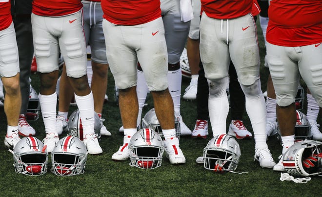 For the second time this season, Ohio State football players did not need their helmets on a game day.