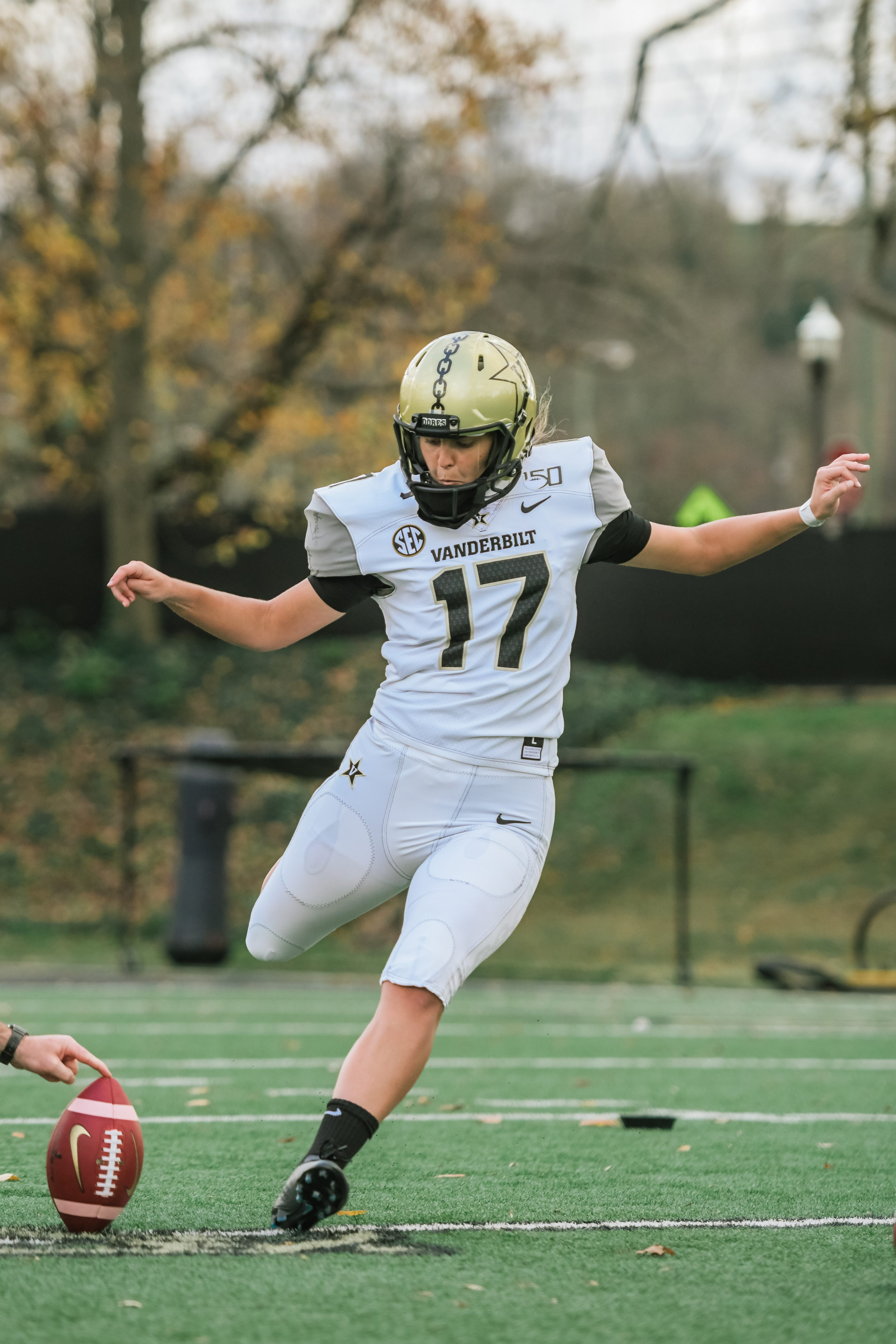 Sarah Fuller is only Vanderbilt kicker against Missouri football