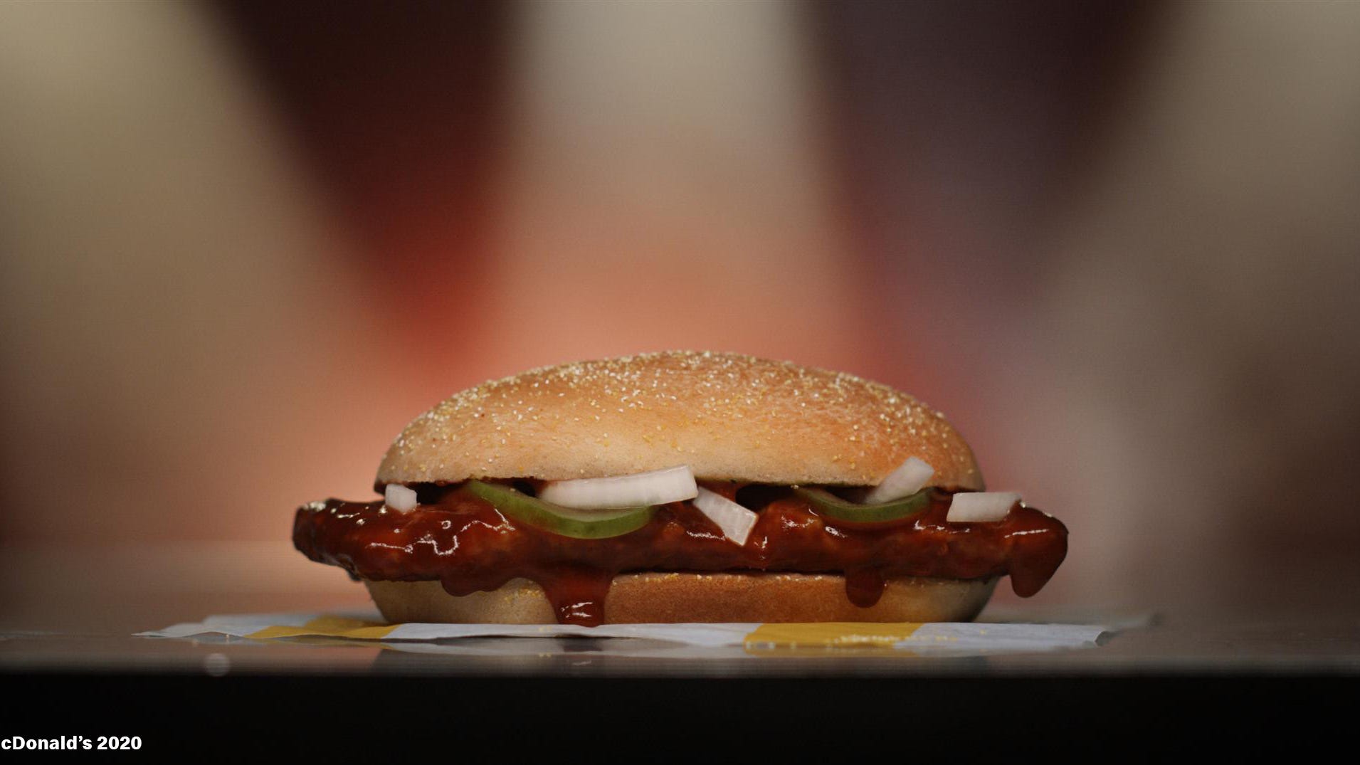 Mcdonalds Mcrib Is Back On The Menu For The Last Time