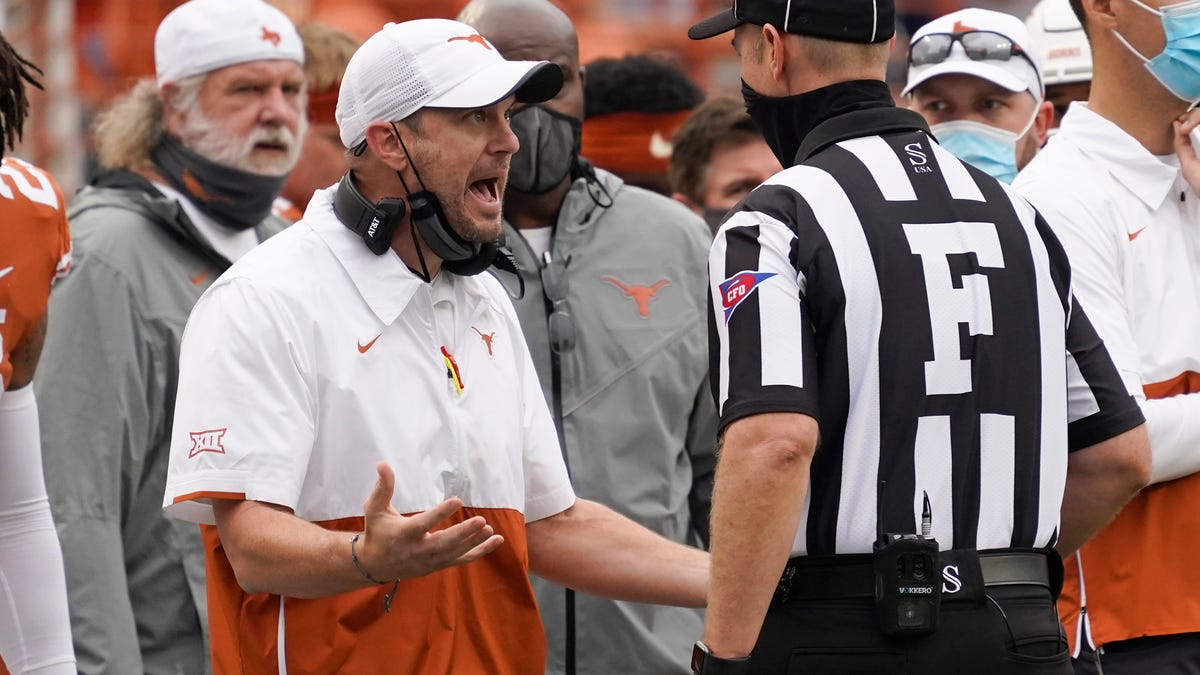 Tom Herman and Texas dropped to 5-3 following a home loss to Iowa State.