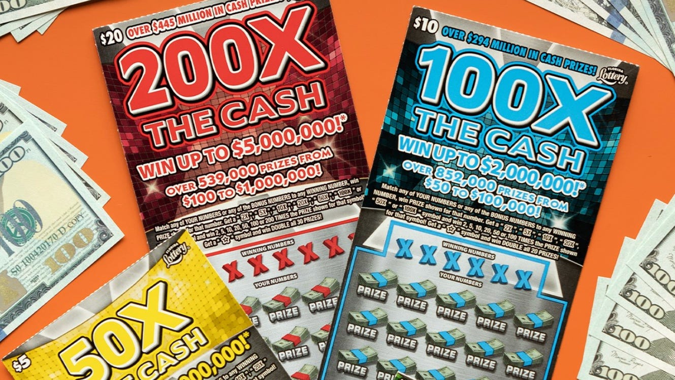 Jacksonville residents win big in Florida Lottery's scratchoff game