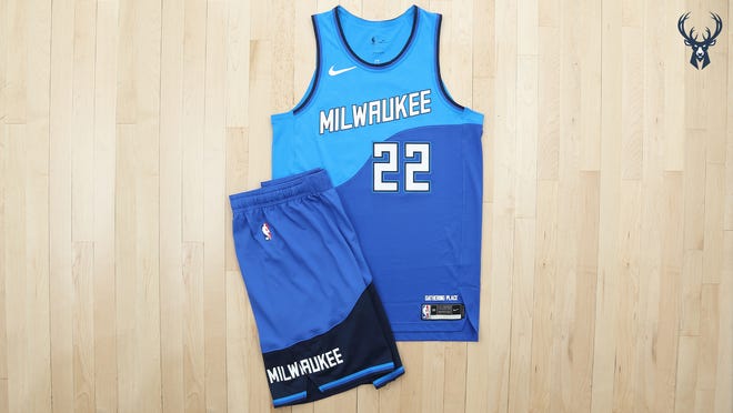The Milwaukee Bucks will use a 'Great Lakes Blue' city edition uniform as an alternate jersey in 2020-21.