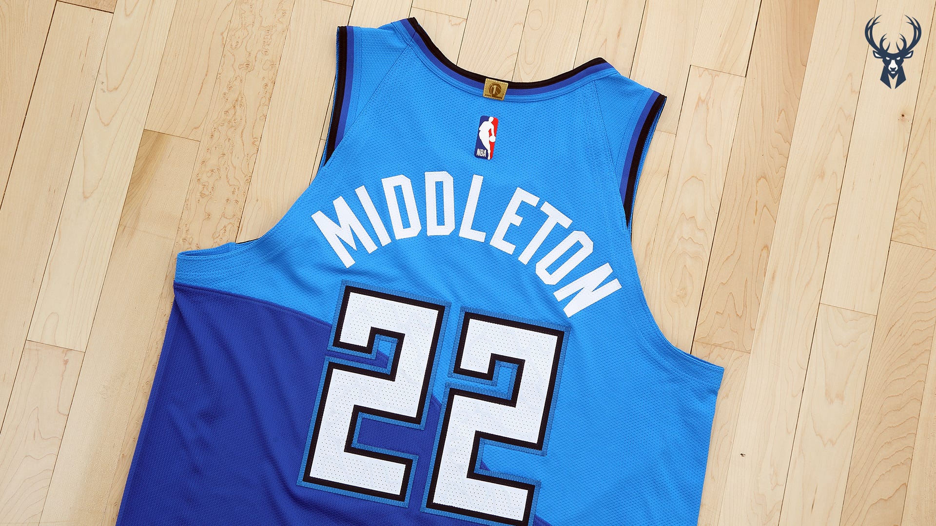 milwaukee bucks blue line jersey