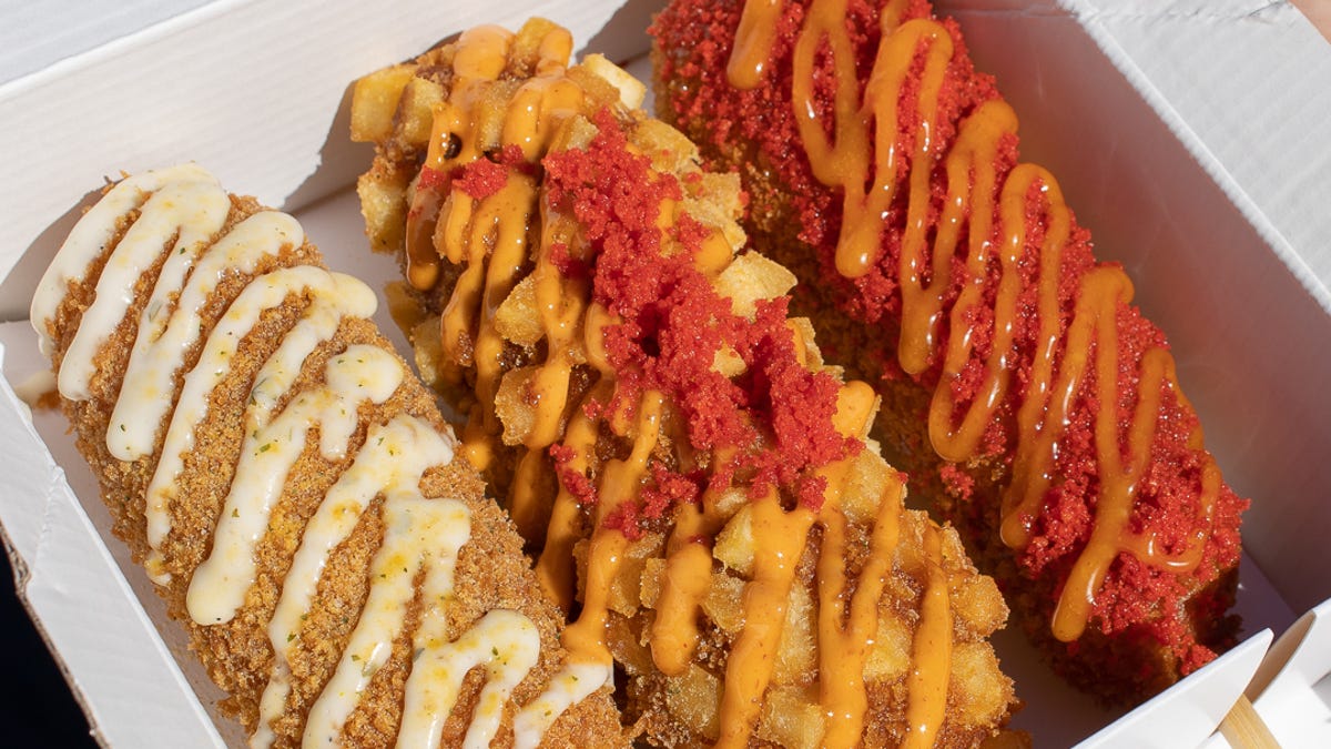 Try this popular Korean street food at Two Hands Seoul Fresh Corn Dogs
