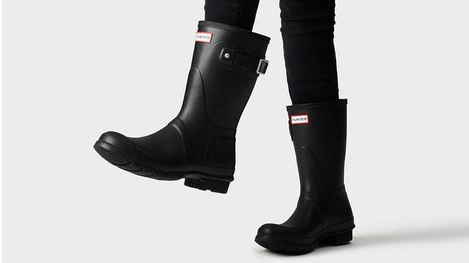 hunter boots material