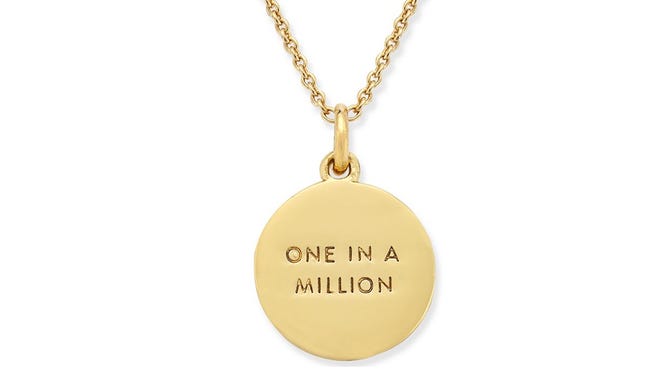 Kate Spade necklace: This popular initial pendant is 40% off