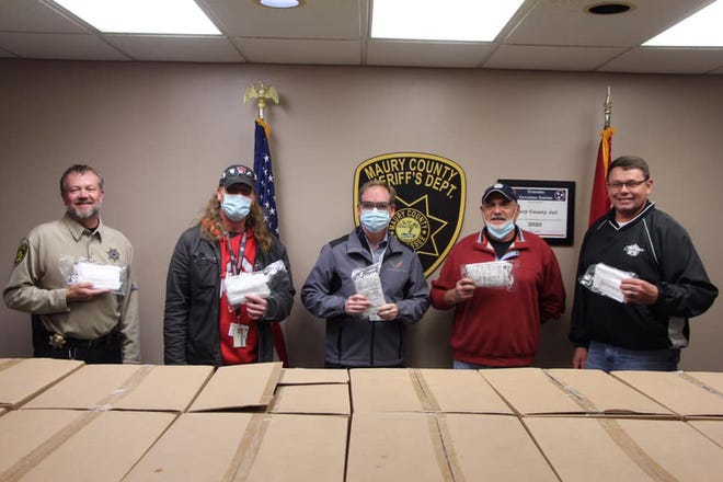 Spring Hill's UAW Local 1853 donated 20,000 masks made by Spring Hill plant to the Maury County Sheriff's Department. The masks were manufactured by General Motors employees in a Michigan plant.