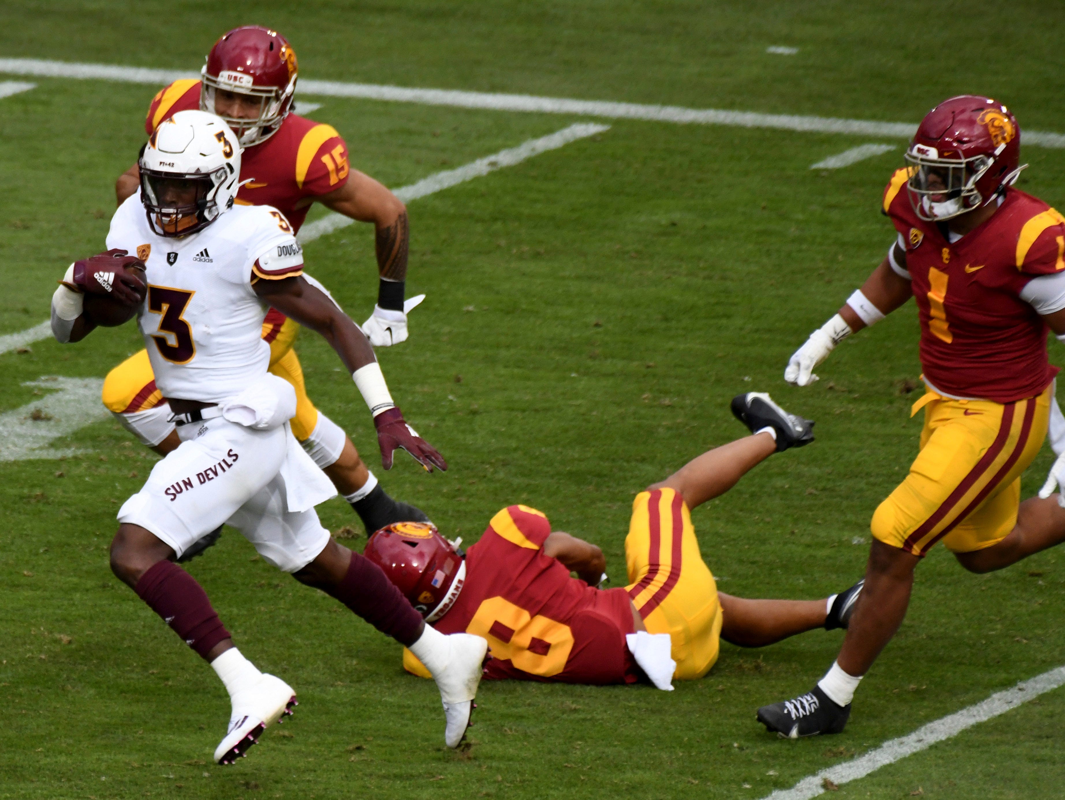 Rachaad White excels for ASU after long road to Division I football