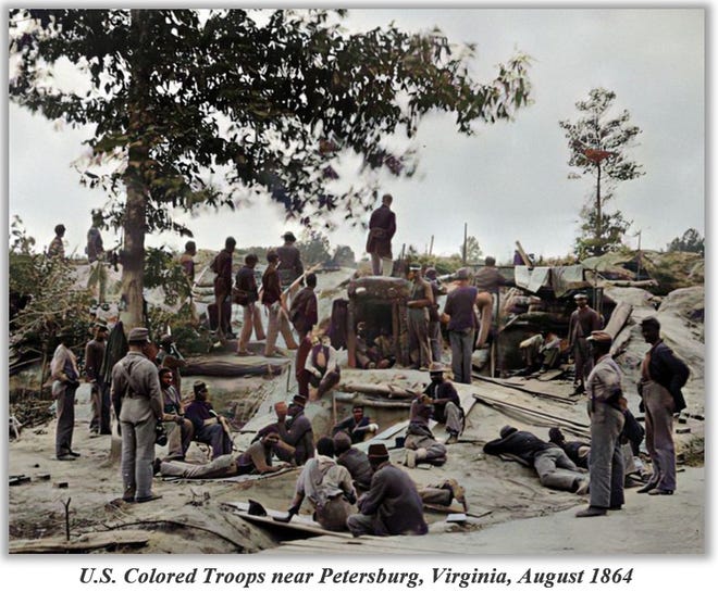 U.S. Colored Troops near Petersburg, Virginia, August 1864